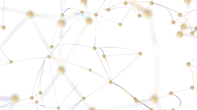Abstract Network with Connected Points