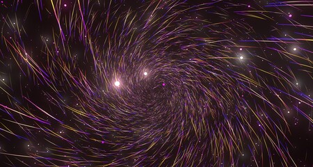 Abstract Swirling Lights Background