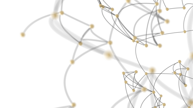 Abstract Network with Connected Nodes
