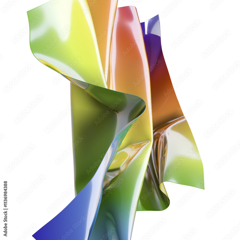 Poster silky smooth shimmering with a touch of iridescence