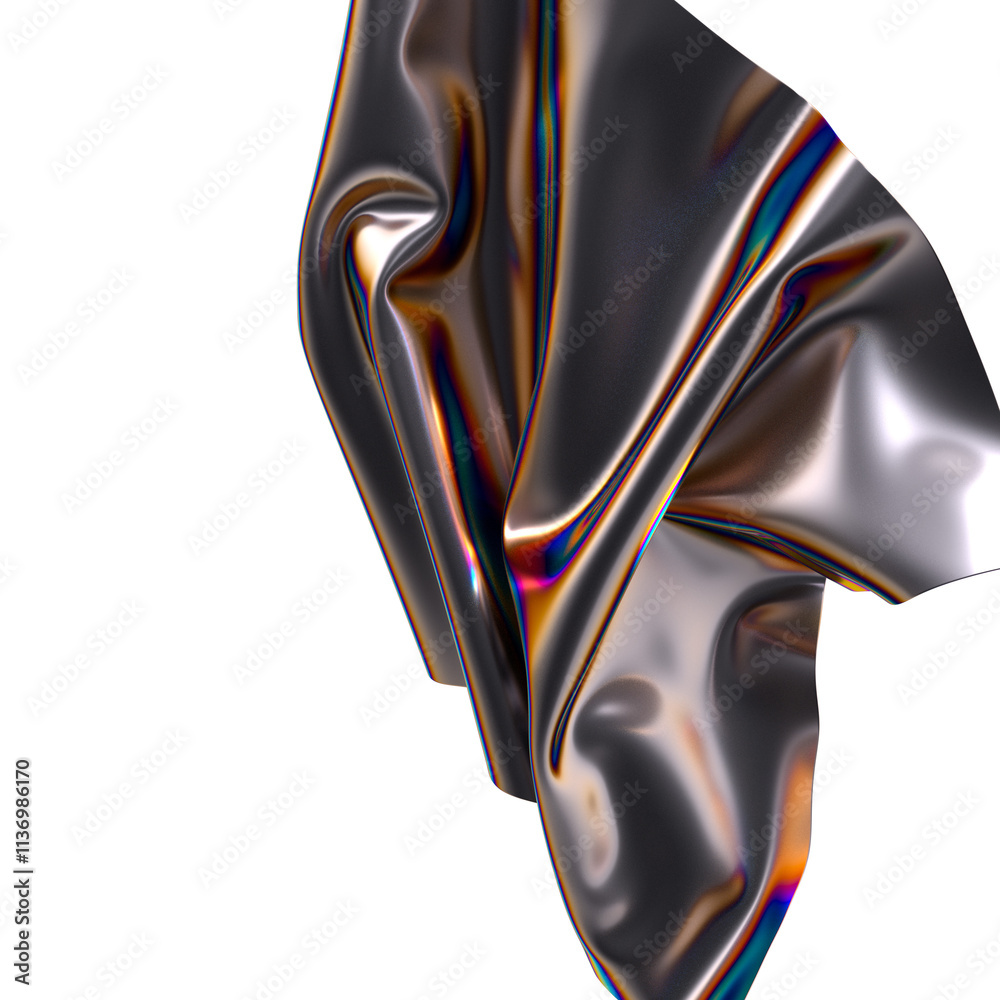 Poster silky smooth shimmering with a touch of iridescence