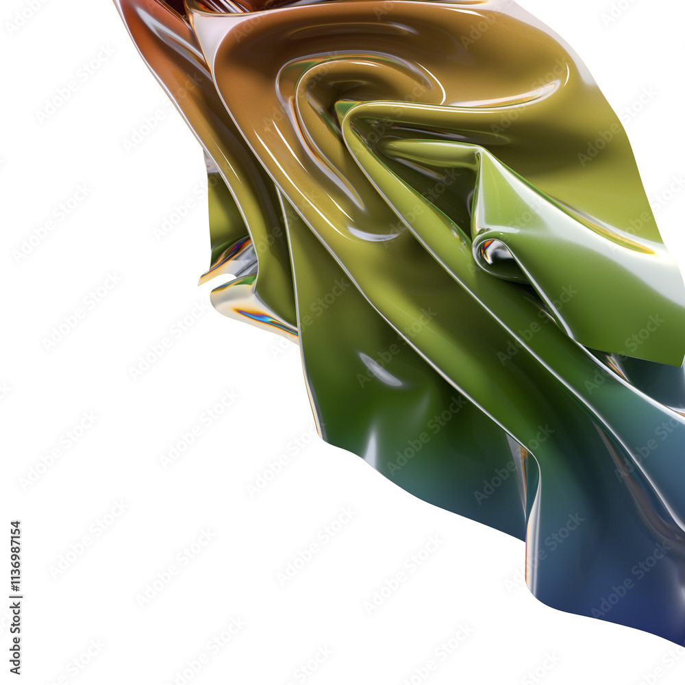Poster silky smooth shimmering with a touch of iridescence