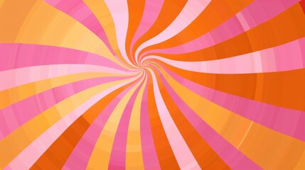 A swirling pattern of pink, orange, and yellow lines creating a vibrant, hypnotic effect.
