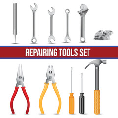Repairing tools set