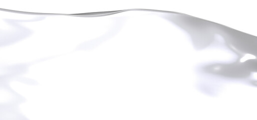 Abstract image of a white fabric with a soft, smooth, and flowing texture