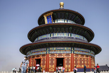 676 Pagoda at Temple of Heaven Park, in Beijing, China