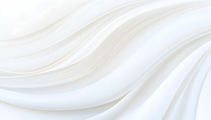 Obraz premium Elegant, flowing white fabric texture. Perfect for backgrounds, websites, or design projects. Clean, minimalist aesthetic.