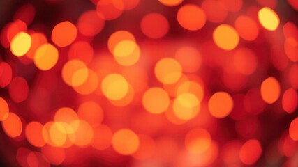 Obraz premium Abstract orange bokeh background with soft, blurred lights and vibrant colors creating a festive and energetic atmosphere, bokeh, festive