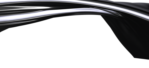 Abstract Black Fabric Swirl