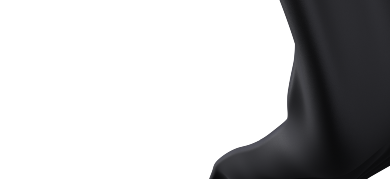 Black Fabric Drape, Abstract Background