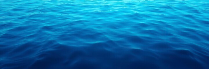 Obraz premium Gorgeous deep blue sea texture with ripples and reflections, aqua, pattern