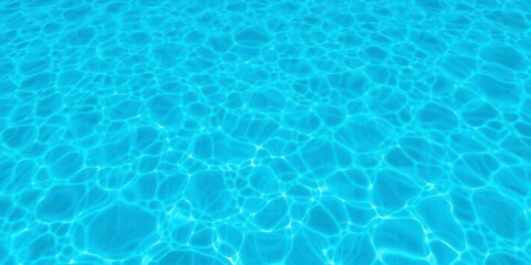 Obraz premium Rippling deep blue sea water with sunlight reflections, pattern, nature, aquatic