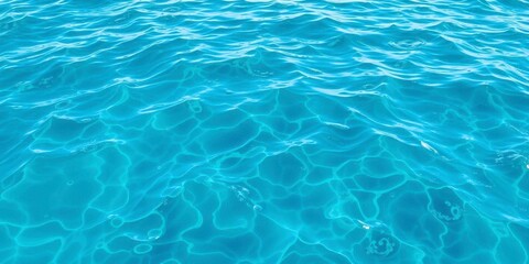 Obraz premium Tranquil blue water wave pattern with ripples and texture, soothing, ripple, water
