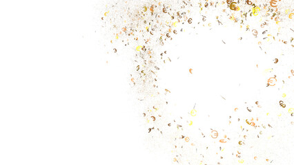 Abstract Gold and Black