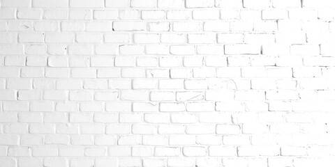 White brick wall texture background for design and decoration projects, stock photo, textured, rough