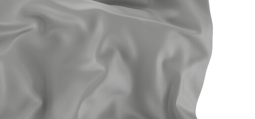 Abstract image of flowing white liquid, creating smooth waves and ripples