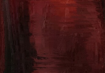 Dark red abstract textured background with brushstrokes, perfect for moody and dramatic designs.