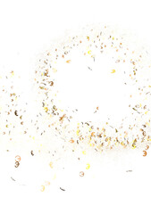 Abstract Golden Glitter Burst