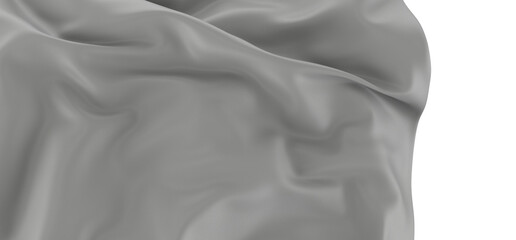 Abstract image of flowing white liquid, creating smooth waves and ripples