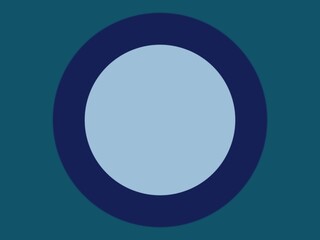 Abstract background with concentric circles in teal, navy, and light blue shades, perfect for modern designs.