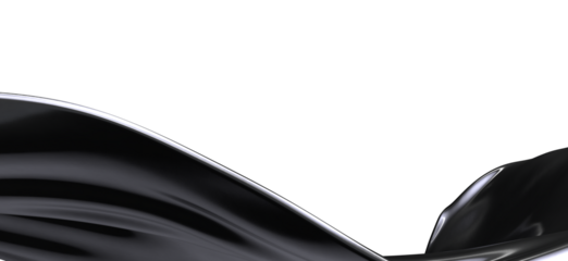 Abstract Black Wave Design