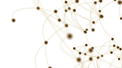 Abstract Network Connection with Golden Spheres