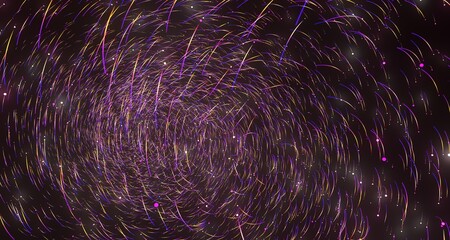 Abstract Swirling Lines Background