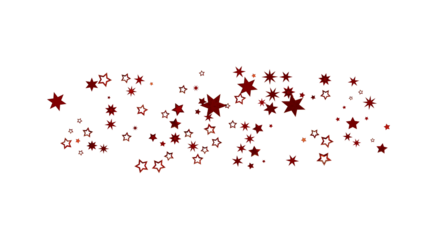 Red Starry Scatter Background