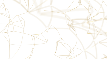 Abstract Geometric Pattern with Golden Lines