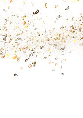 Golden Confetti Explosion