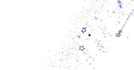 Abstract Colorful Confetti Explosion