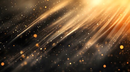 Fototapeta premium Abstract Gold Texture With Sparkling Lights