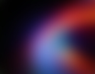 Fototapeta premium Blurred 3D render, abstract colorful background illuminated with vibrant neon lights, glowing curvy shapes, fluid patterns, dynamic motion, bright luminous beams, smooth gradients, futuristic surreal 