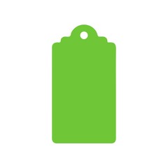 Gift tag label clip art design on plain white transparent isolated background for card, shirt, hoodie, sweatshirt, apparel, card, tag, mug, icon, poster or badge