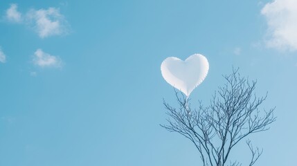 Valentine funny: Love's like this balloon—full of air, stuck somewhere awkward. Sarcasm intended.