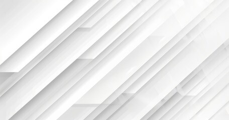 Obraz premium Abstract white geometric background with layered design for modern graphics.