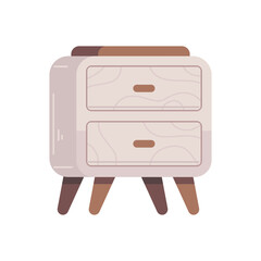 wooden desk furniture illustration 