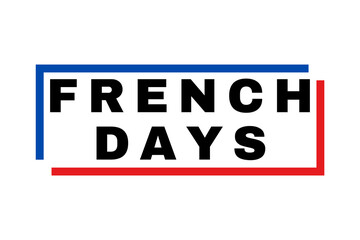 French days symbol icon	
