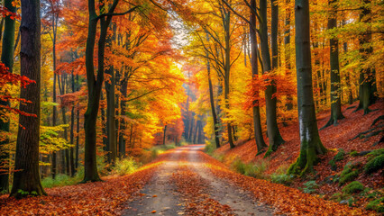 Autumn Forest Path