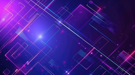 Abstract digital background with vibrant colors and geometric shapes for design purposes.