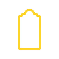 Gift tag label clip art design on plain white transparent isolated background for card, shirt, hoodie, sweatshirt, apparel, card, tag, mug, icon, poster or badge