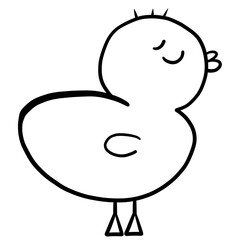 character of businessman duck
