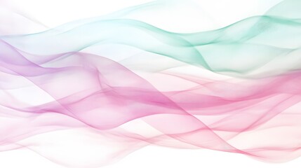 Fototapeta premium Abstract Pastel Pink and Teal Wave Design