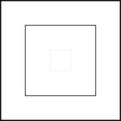 Square blend line halftone. Geometric design