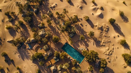 Sahara Desert Oasis
