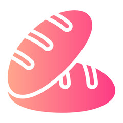 bread gradient icon