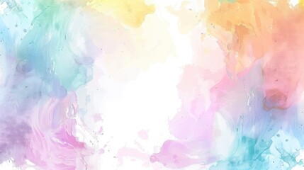 Fototapeta premium Abstract watercolor background with soft pastel colors for creative projects.