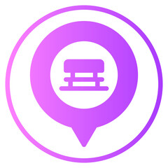 location gradient icon