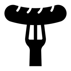 sausage glyph icon