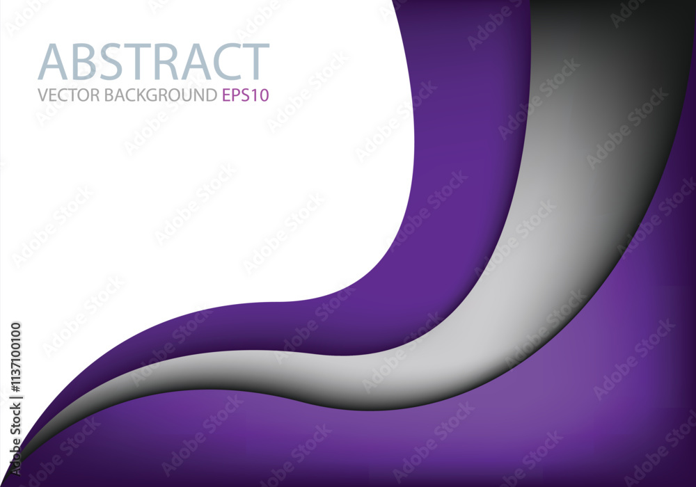 Fototapete graphic vector curve line overlap background for text and message design
